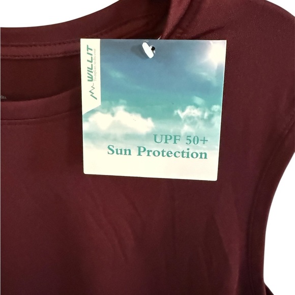 Vibrant Red Sleeveless Muscle Tee - Picture 3 of 5